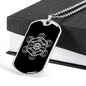 Sacred Geometry Metatrons Cube Large Necklace Stainless Steel or 18k Gold Dog Tag-Express Your Love Gifts