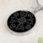 Sacred Geometry Middle Star Circle Necklace Stainless Steel or 18k Gold 18-22"-Express Your Love Gifts