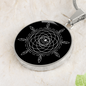 Sacred Geometry Overlapping Circles with Leaf Circle Necklace Stainless Steel or 18k Gold 18-22"-Express Your Love Gifts