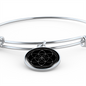 Sacred Geometry Seed of Life Stylized Bracelet Stainless Steel or 18k Gold Circle Bangle-Express Your Love Gifts