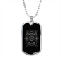 Sacred Geometry Shapes in Rectangle Necklace Stainless Steel or 18k Gold Dog Tag-Express Your Love Gifts