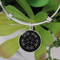 Sacred Geometry Star Connecting Circles Bracelet Stainless Steel or 18k Gold Circle Bangle-Express Your Love Gifts