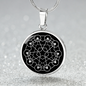 Sacred Geometry Star Connecting Circles Circle Necklace Stainless Steel or 18k Gold 18-22"-Express Your Love Gifts