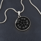 Sacred Geometry Star Connecting Circles Circle Necklace Stainless Steel or 18k Gold 18-22"-Express Your Love Gifts