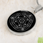 Sacred Geometry Star in Circular Triangle Circle Necklace Stainless Steel or 18k Gold 18-22"-Express Your Love Gifts