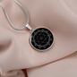 Sacred Geometry Star of David in Circle Circle Necklace Stainless Steel or 18k Gold 18-22"-Express Your Love Gifts