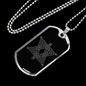 Sacred Geometry Star of David Necklace Stainless Steel or 18k Gold Dog Tag-Express Your Love Gifts
