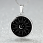 Sacred Geometry Sun Rays Circle Necklace Stainless Steel or 18k Gold 18-22"-Express Your Love Gifts