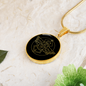 Sacred Geometry The Egyptian Scarab Circle Necklace Stainless Steel or 18k Gold 18-22"-Express Your Love Gifts