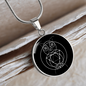 Sacred Geometry The Owl Circle Necklace Stainless Steel or 18k Gold 18-22"-Express Your Love Gifts