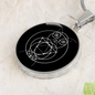 Sacred Geometry The Owl Circle Necklace Stainless Steel or 18k Gold 18-22"-Express Your Love Gifts