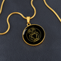 Sacred Geometry The Owl Circle Necklace Stainless Steel or 18k Gold 18-22"-Express Your Love Gifts