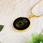 Sacred Geometry The Owl Circle Necklace Stainless Steel or 18k Gold 18-22"-Express Your Love Gifts