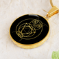 Sacred Geometry The Owl Circle Necklace Stainless Steel or 18k Gold 18-22"-Express Your Love Gifts