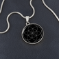 Sacred Geometry The Seed of Life Circle Necklace Stainless Steel or 18k Gold 18-22"-Express Your Love Gifts