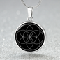 Sacred Geometry The Seed of Life Circle Necklace Stainless Steel or 18k Gold 18-22"-Express Your Love Gifts