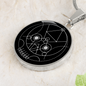 Sacred Geometry The Skull Circle Necklace Stainless Steel or 18k Gold 18-22"-Express Your Love Gifts