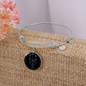 Sacred Geometry The Tree of Life Stylized Version Bracelet Stainless Steel or 18k Gold Circle Bangle-Express Your Love Gifts