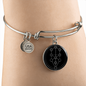 Sacred Geometry The Tree of Life Stylized Version Bracelet Stainless Steel or 18k Gold Circle Bangle-Express Your Love Gifts