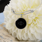 Sacred Geometry Vesica Picsis Bracelet Stainless Steel or 18k Gold Circle Bangle-Express Your Love Gifts