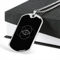 Sacred Geometry Vesica Piscis Stylized Version Necklace Stainless Steel or 18k Gold Dog Tag-Express Your Love Gifts