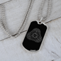 Sacred Geometry Visica Piscis Triquetra Overlapping Necklace Stainless Steel or 18k Gold Dog Tag-Express Your Love Gifts