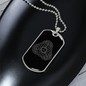 Sacred Geometry Visica Piscis Triquetra Overlapping Necklace Stainless Steel or 18k Gold Dog Tag-Express Your Love Gifts