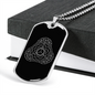 Sacred Geometry Visica Piscis Triquetra Overlapping Necklace Stainless Steel or 18k Gold Dog Tag-Express Your Love Gifts
