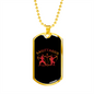 Sagittarius Archers Zodiac Necklace Stainless Steel or 18k Gold Dog Tag 24" Chain-Express Your Love Gifts