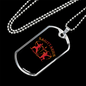 Sagittarius Archers Zodiac Necklace Stainless Steel or 18k Gold Dog Tag 24" Chain-Express Your Love Gifts