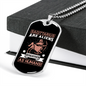 Sagittarius Are Aliens Zodiac Necklace Stainless Steel or 18k Gold Dog Tag 24" Chain-Express Your Love Gifts