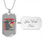 Sagittarius Facts Black Zodiac Necklace Stainless Steel or 18k Gold Dog Tag 24" Chain-Express Your Love Gifts