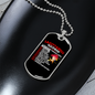 Sagittarius Facts White Zodiac Necklace Stainless Steel or 18k Gold Dog Tag 24" Chain-Express Your Love Gifts