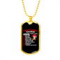 Sagittarius Facts White Zodiac Necklace Stainless Steel or 18k Gold Dog Tag 24" Chain-Express Your Love Gifts