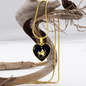 Sagittarius Horoscope Zodiac Necklace Stainless Steel or 18k Gold Heart 18-22"-Express Your Love Gifts