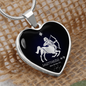 Sagittarius Horoscope Zodiac Necklace Stainless Steel or 18k Gold Heart 18-22"-Express Your Love Gifts