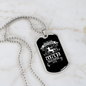 Sagittarius Man Zodiac Necklace Stainless Steel or 18k Gold Dog Tag 24" Chain-Express Your Love Gifts