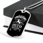 Sagittarius Man Zodiac Necklace Stainless Steel or 18k Gold Dog Tag 24" Chain-Express Your Love Gifts