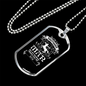 Sagittarius Man Zodiac Necklace Stainless Steel or 18k Gold Dog Tag 24" Chain-Express Your Love Gifts