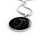 Sagittarius Universe Zodiac Sign Circle Necklace Stainless Steel or 18k Gold 18-22"-Express Your Love Gifts