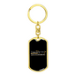Said No Woodworker Ever Swivel Keychain Woodworker Dog Tag Stainless Steel or 18k Gold-Express Your Love Gifts