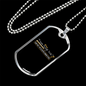 Said No Woodworker Ever Woodworker Dog Tag Stainless Steel or 18k Gold W 24"-Express Your Love Gifts