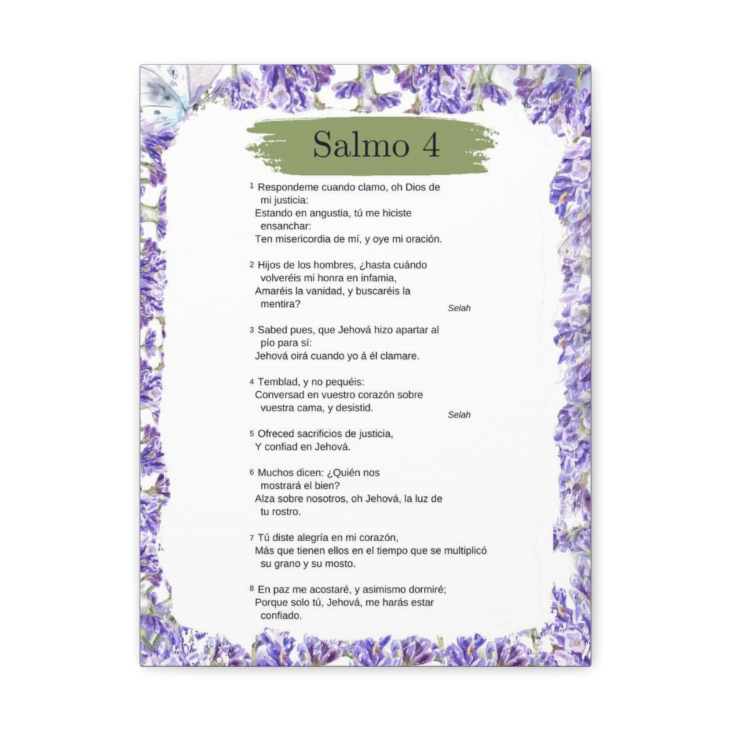 Salmo 4 Impresion De Arte Crist en la Pared Lista Para Colgar Unframed-Express Your Love Gifts