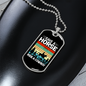 Save a Horse Ride a Cowboy Horse Necklace Stainless Steel or 18k Gold Dog Tag 24" Chain-Express Your Love Gifts