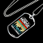 Save a Horse Ride a Cowboy Horse Necklace Stainless Steel or 18k Gold Dog Tag 24" Chain-Express Your Love Gifts