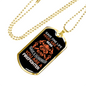 Save A Hundred Lives Firefighter Gift Stainless Steel or 18k Gold Dog Tag 24" Chain-Express Your Love Gifts