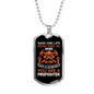 Save A Hundred Lives Firefighter Gift Stainless Steel or 18k Gold Dog Tag 24" Chain-Express Your Love Gifts