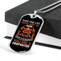 Save A Hundred Lives Firefighter Gift Stainless Steel or 18k Gold Dog Tag 24" Chain-Express Your Love Gifts