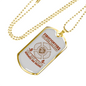 Save More Than Homes Firefighter Gift Stainless Steel or 18k Gold Dog Tag 24" Chain-Express Your Love Gifts