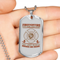 Save More Than Homes Firefighter Gift Stainless Steel or 18k Gold Dog Tag 24" Chain-Express Your Love Gifts